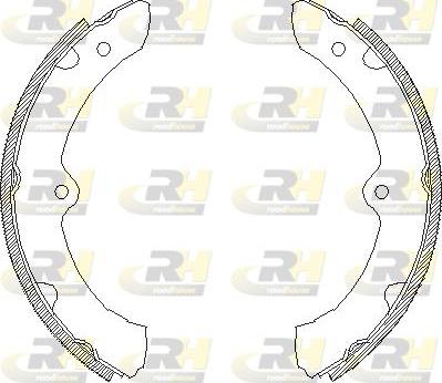 Roadhouse 4428.00 - Brake Shoe, Drum brakes autospares.lv