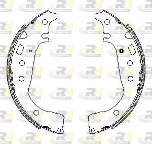 Roadhouse 4556.00 - Brake Shoe, Drum brakes autospares.lv