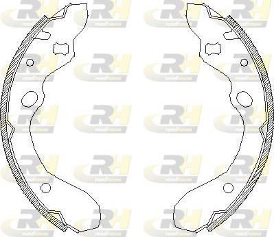 Roadhouse 4643.00 - Brake Shoe, Drum brakes autospares.lv