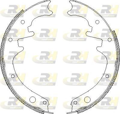 Roadhouse 4658.00 - Brake Shoe, Drum brakes autospares.lv