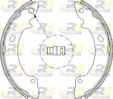 Roadhouse 4632.00 - Brake Shoe, Drum brakes autospares.lv