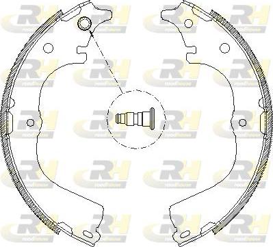 Roadhouse 4678.00 - Brake Shoe, Drum brakes autospares.lv