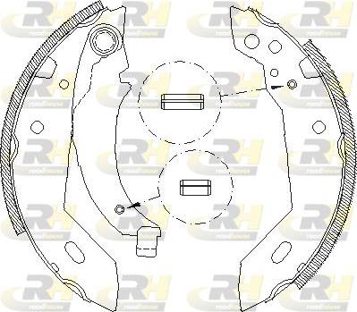 Roadhouse 4095.00 - Brake Shoe, Drum brakes autospares.lv