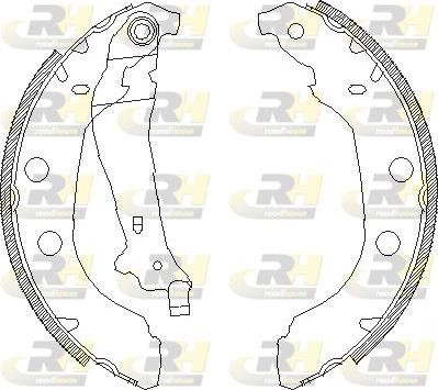 Roadhouse 4092.00 - Brake Shoe, Drum brakes autospares.lv