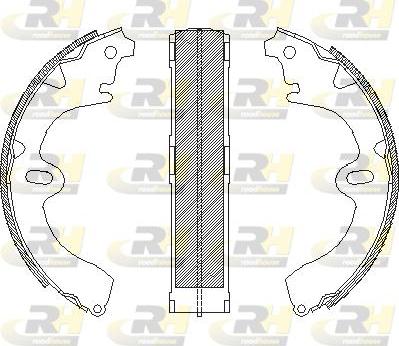 Roadhouse 4097.01 - Brake Shoe, Drum brakes autospares.lv