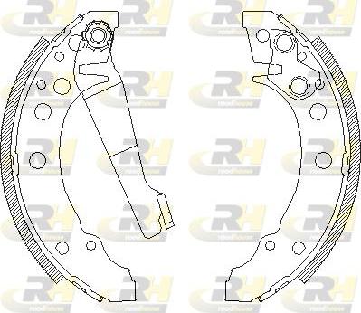 Roadhouse 4045.00 - Brake Shoe, Drum brakes autospares.lv