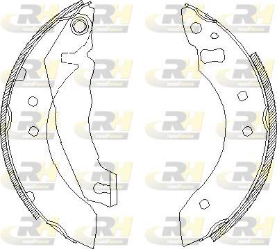 Roadhouse 4051.00 - Brake Shoe, Drum brakes autospares.lv