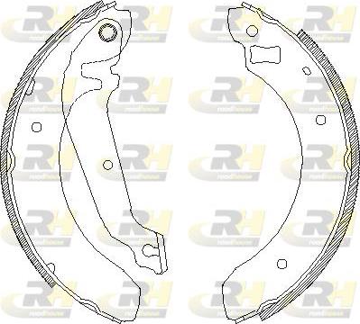 Roadhouse 4062.00 - Brake Shoe, Drum brakes autospares.lv