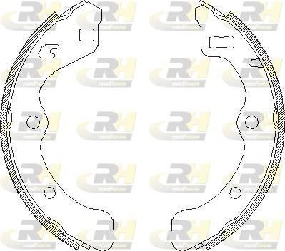 Roadhouse 4067.00 - Brake Shoe, Drum brakes autospares.lv