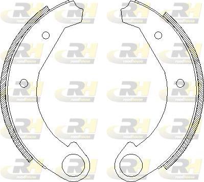 Roadhouse 4005.00 - Brake Shoe, Drum brakes autospares.lv