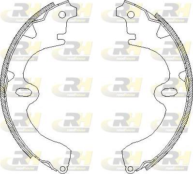 Roadhouse 4008.00 - Brake Shoe, Drum brakes autospares.lv