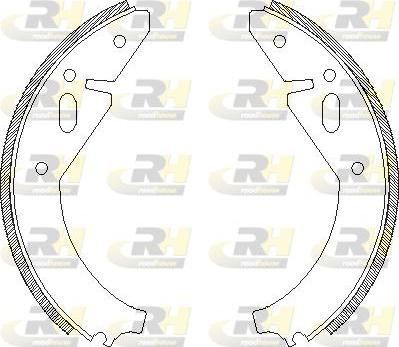 Roadhouse 4003.00 - Brake Shoe, Drum brakes autospares.lv