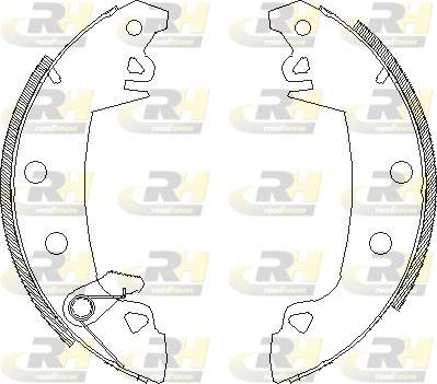 Roadhouse 4017.03 - Brake Shoe, Drum brakes autospares.lv