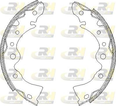 Roadhouse 4144.00 - Brake Shoe, Drum brakes autospares.lv