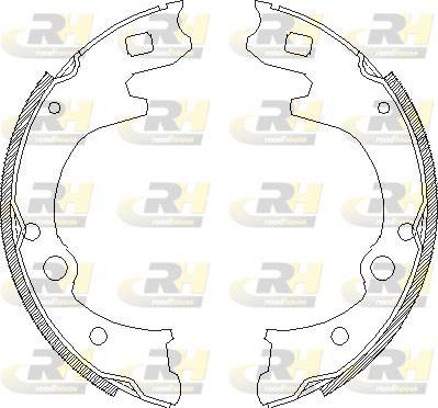 Roadhouse 4150.00 - Brake Shoe, Drum brakes autospares.lv