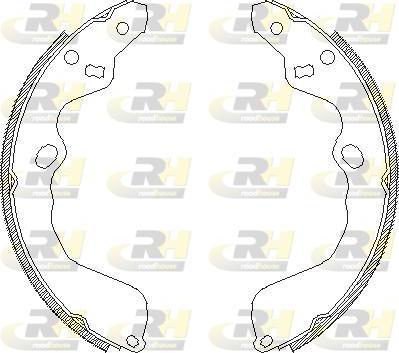 Roadhouse 4153.00 - Brake Shoe, Drum brakes autospares.lv