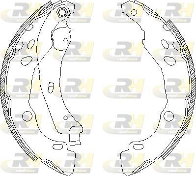 Roadhouse 4152.00 - Brake Shoe, Drum brakes autospares.lv