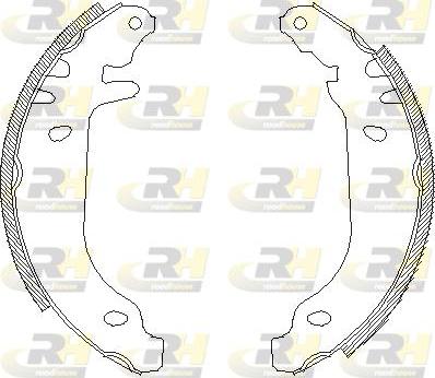 Roadhouse 4169.00 - Brake Shoe, Drum brakes autospares.lv