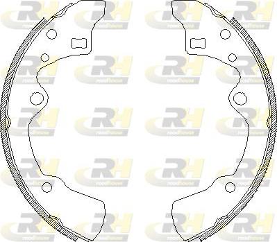 Roadhouse 4183.00 - Brake Shoe, Drum brakes autospares.lv