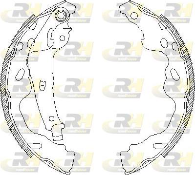 Roadhouse 4187.00 - Brake Shoe, Drum brakes autospares.lv