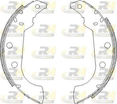 Roadhouse 4135.00 - Brake Shoe, Drum brakes autospares.lv