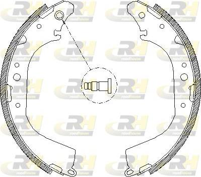 Roadhouse 4172.00 - Brake Shoe, Drum brakes autospares.lv