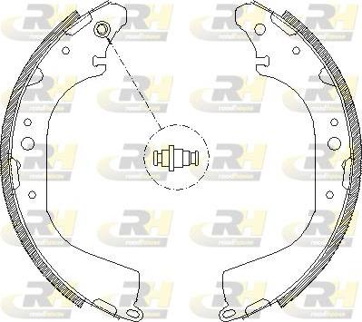 Roadhouse 4172.01 - Brake Shoe, Drum brakes autospares.lv