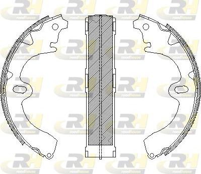 Roadhouse 4345.00 - Brake Shoe, Drum brakes autospares.lv