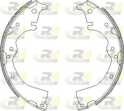 Roadhouse 4360.00 - Brake Shoe, Drum brakes autospares.lv