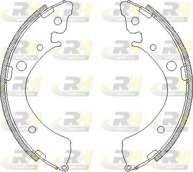 Roadhouse 4367.00 - Brake Shoe, Drum brakes autospares.lv