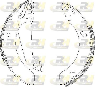 Roadhouse 4304.00 - Brake Shoe, Drum brakes autospares.lv