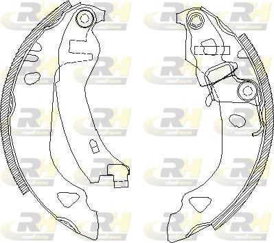 Roadhouse 4302.00 - Brake Shoe, Drum brakes autospares.lv