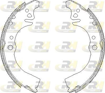 Roadhouse 4389.00 - Brake Shoe, Drum brakes autospares.lv