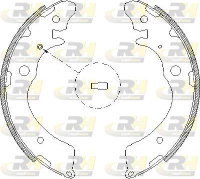 Roadhouse 4383.00 - Brake Shoe, Drum brakes autospares.lv