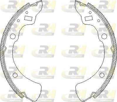 Roadhouse 4330.00 - Brake Shoe, Drum brakes autospares.lv