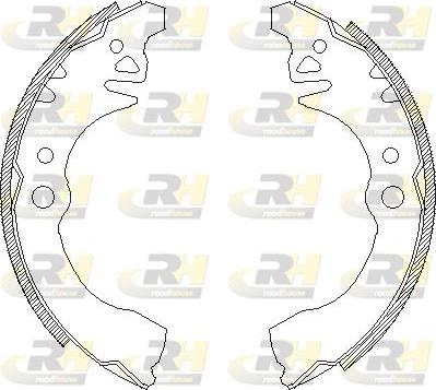 Roadhouse 4374.00 - Brake Shoe, Drum brakes autospares.lv