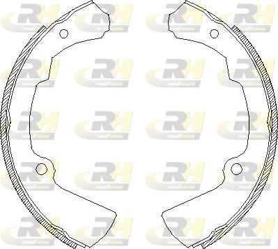 Roadhouse 4378.00 - Brake Shoe, Drum brakes autospares.lv