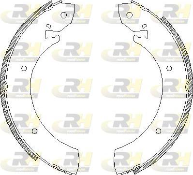 Roadhouse 4250.00 - Brake Shoe, Drum brakes autospares.lv