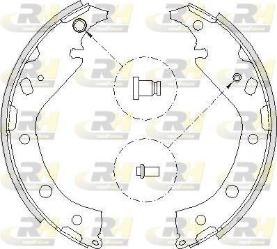 Roadhouse 4207.00 - Brake Shoe, Drum brakes autospares.lv