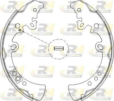 Roadhouse 4218.00 - Brake Shoe, Drum brakes autospares.lv