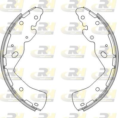 Roadhouse 4232.01 - Brake Shoe, Drum brakes autospares.lv