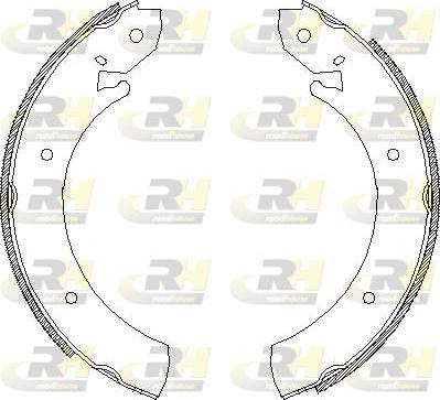 Roadhouse 4701.00 - Brake Shoe, Drum brakes autospares.lv