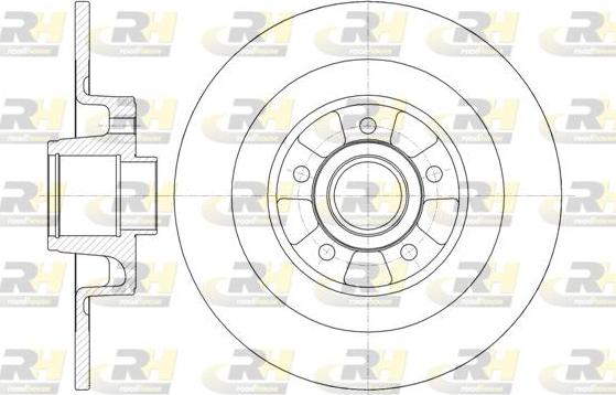 Roadhouse 6999.00 - Brake Disc autospares.lv