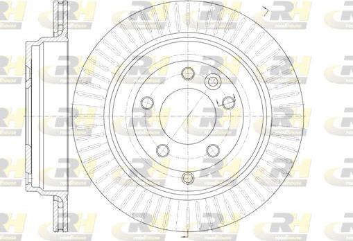 Roadhouse 6995.10 - Brake Disc autospares.lv