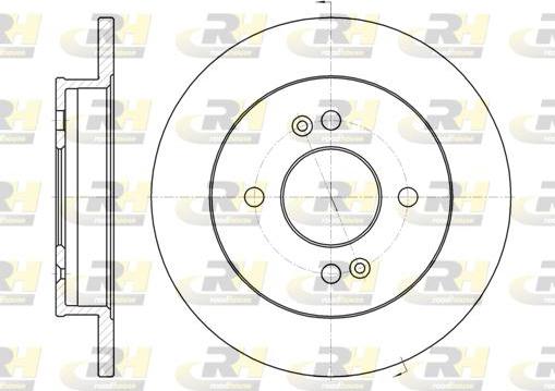 Roadhouse 6991.00 - Brake Disc autospares.lv