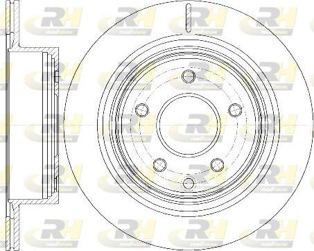 Roadhouse 6998.10 - Brake Disc autospares.lv