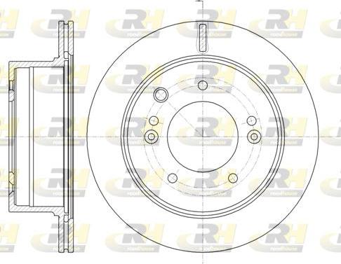 Roadhouse 6993.10 - Brake Disc autospares.lv