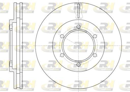 Roadhouse 6949.10 - Brake Disc autospares.lv