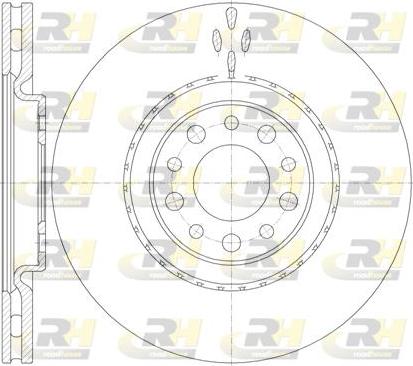 Roadhouse 6965.10 - Brake Disc autospares.lv