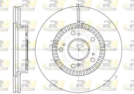 Roadhouse 6962.10 - Brake Disc autospares.lv